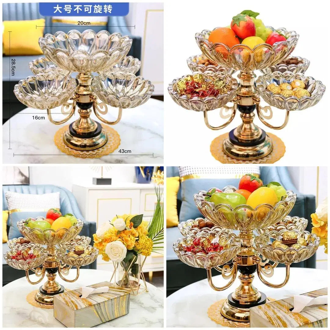 Elegant Golden Decorative Tray