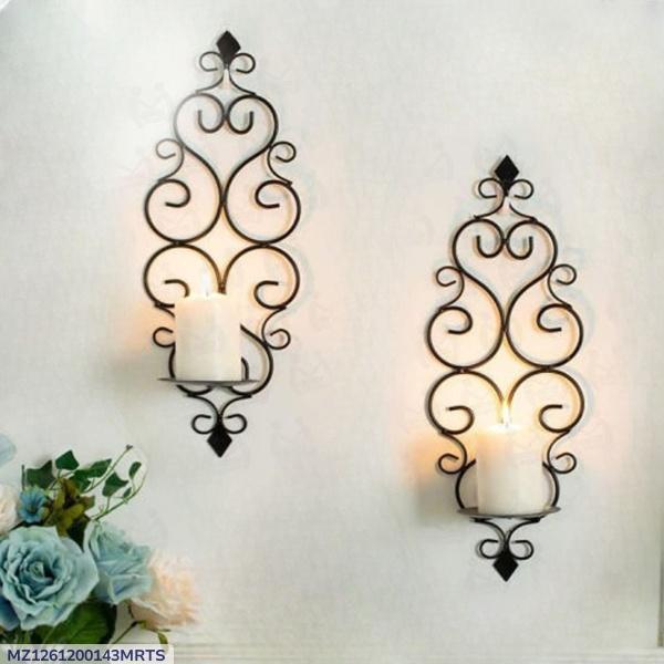 Wooden Wall Décor Shelves - Pack Of 2