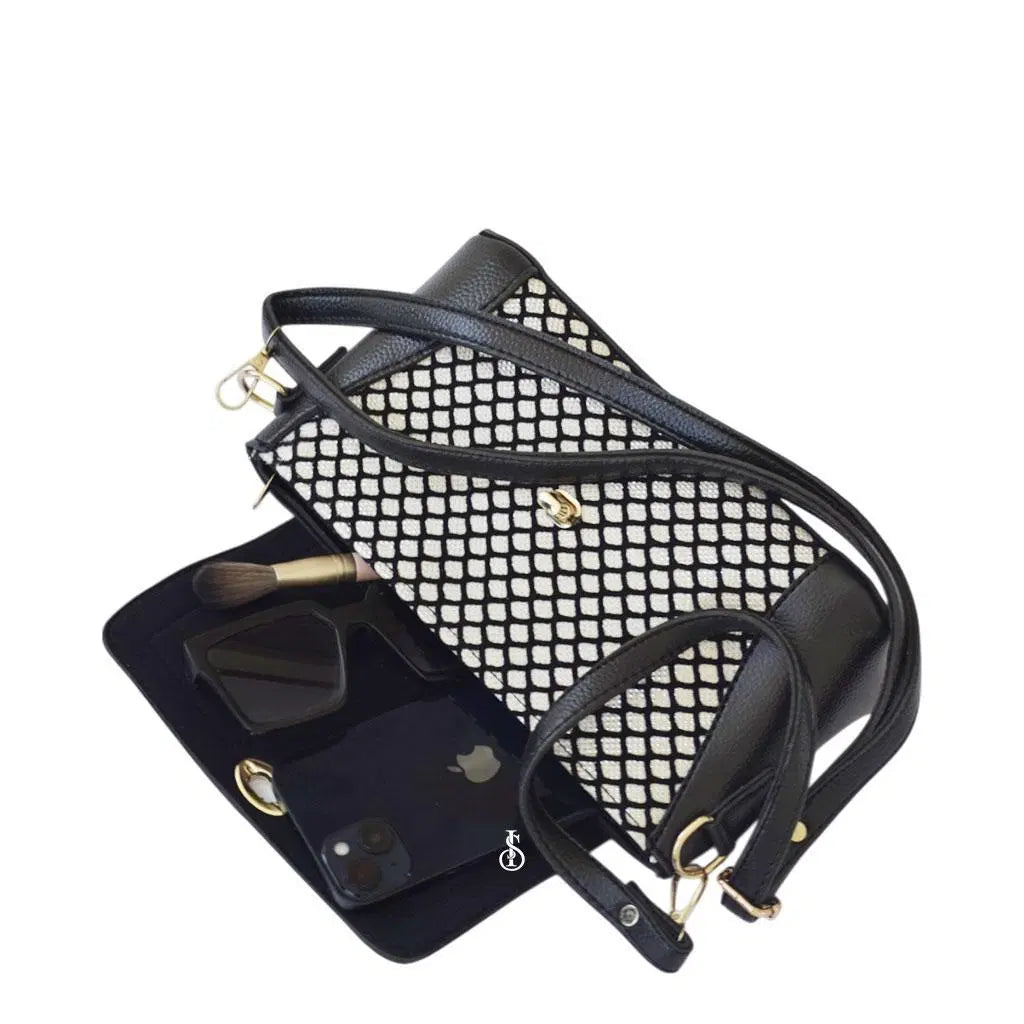 Women's PU Leather Textured Shoulder Bag