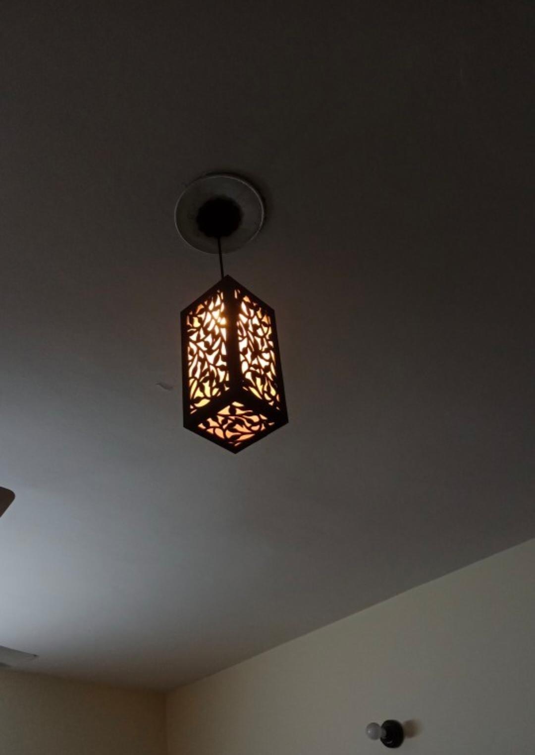 Wooden Pendant Ceiling Hanging Light Lamp