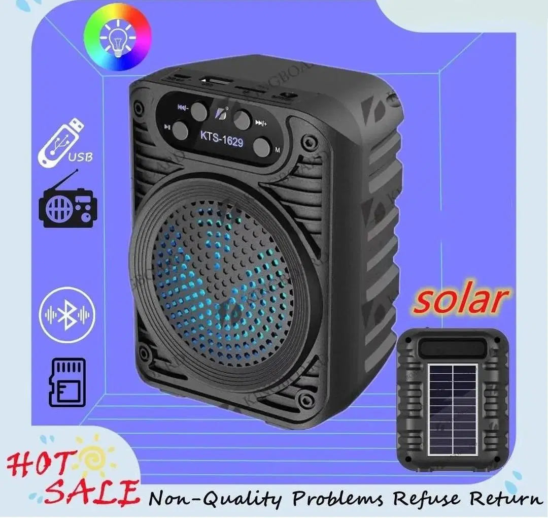 MZ1685200166SCMT GTS-1629 5W Mini Bluetooth Wireless Speaker with RGB light