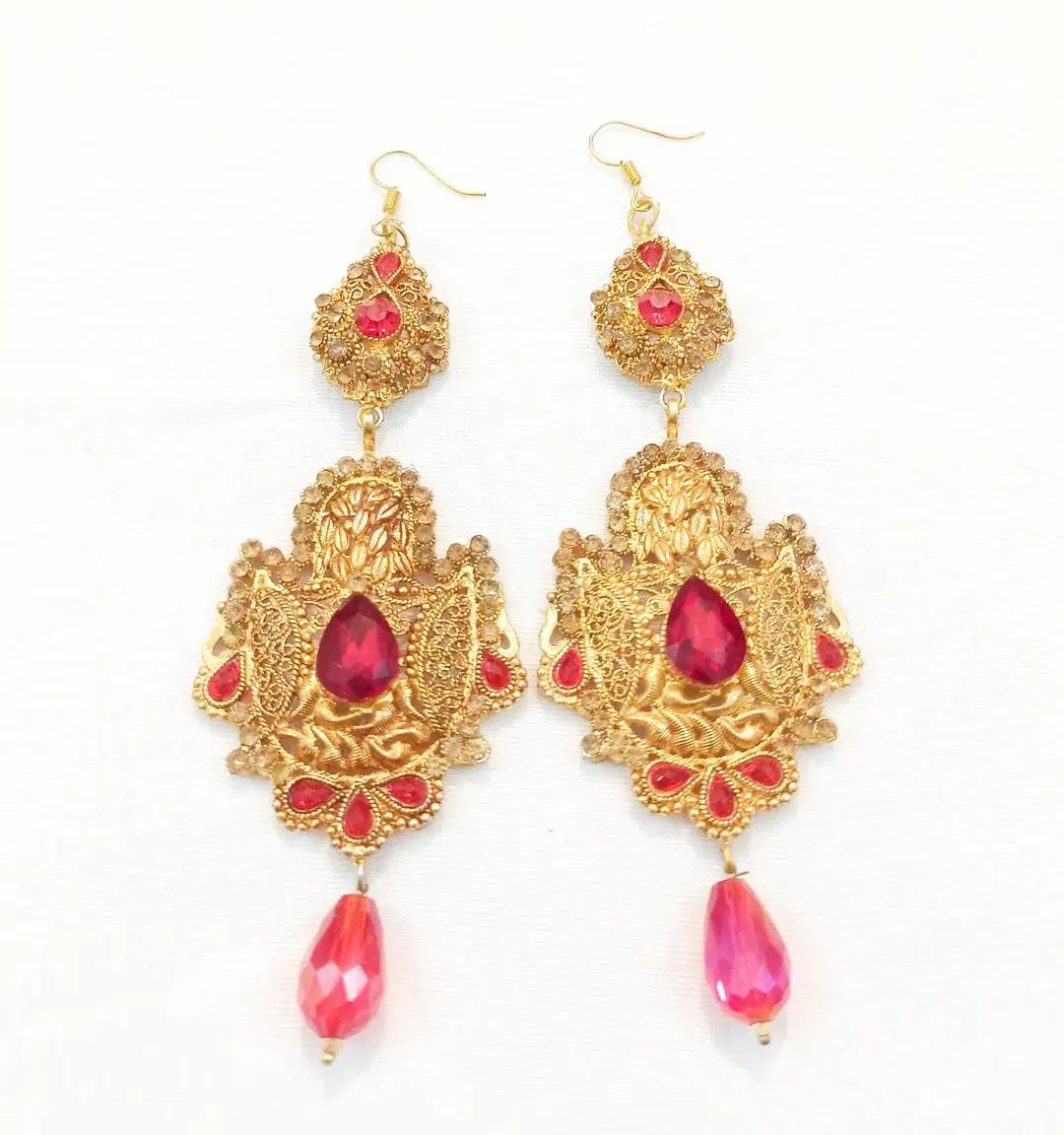 Stunning Red 2 Pcs Earrings - Stylish Casting Jewelry