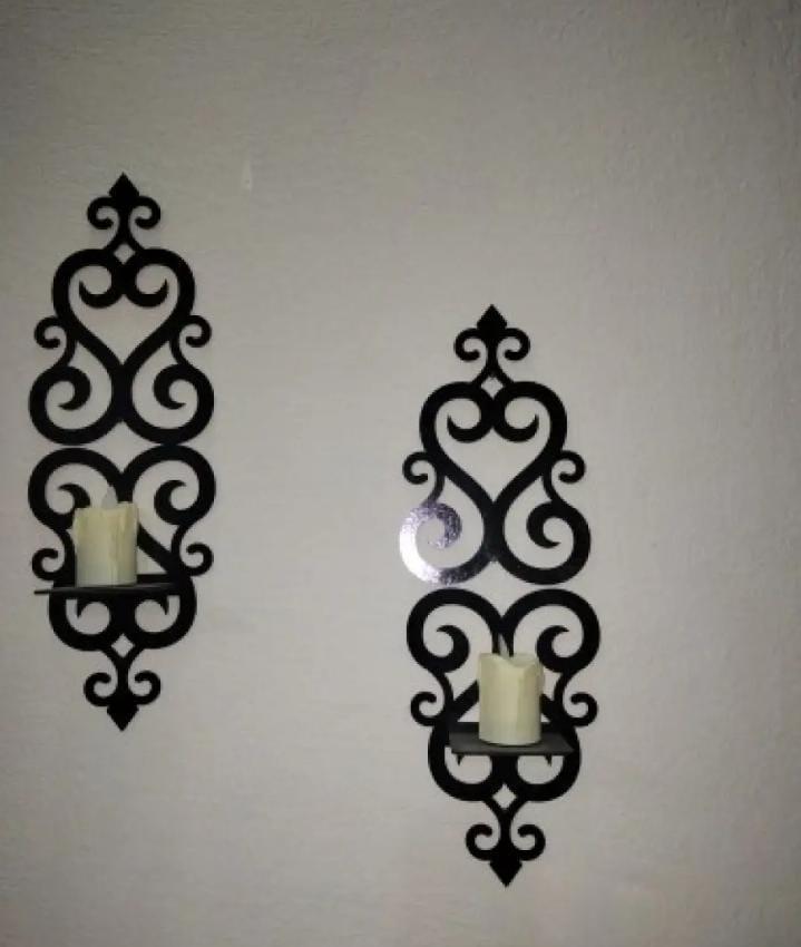 Wooden Wall Décor Shelves - Pack Of 2