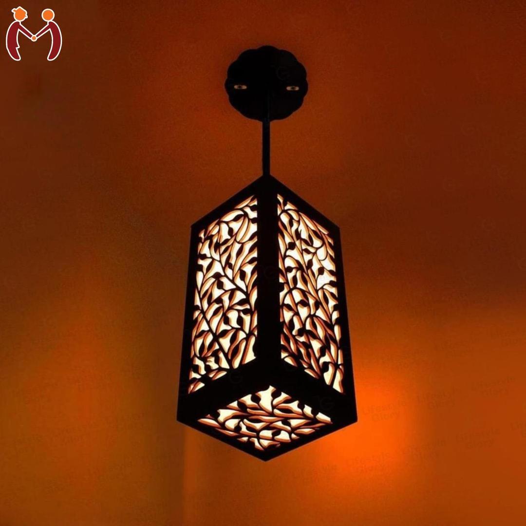 Wooden Pendant Ceiling Hanging Light Lamp