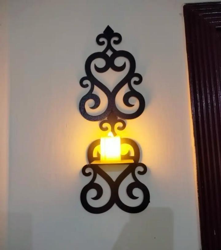 Wooden Wall Décor Shelves - Pack Of 2