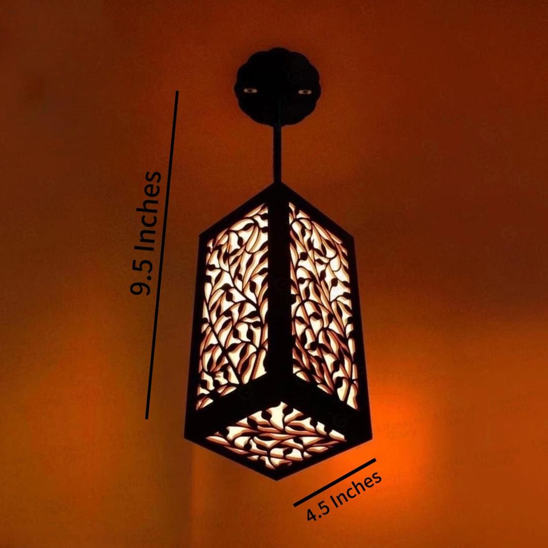 Wooden Pendant Ceiling Hanging Light Lamp
